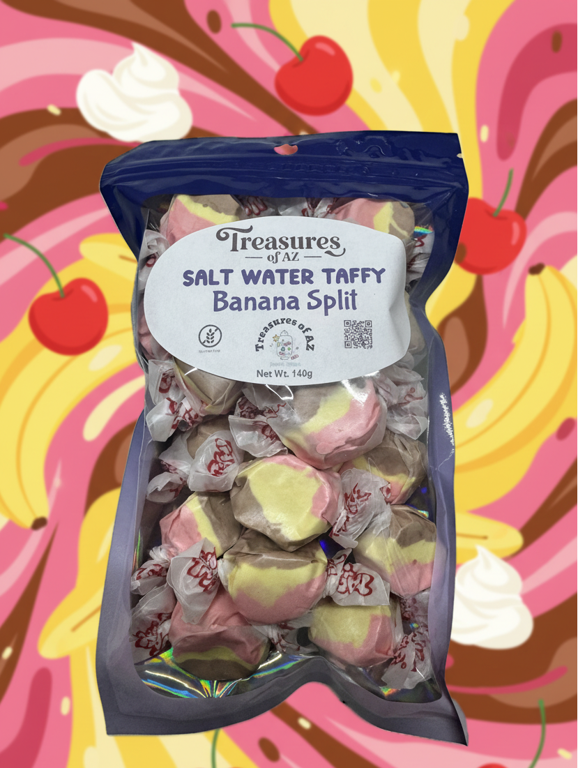 Salt Water Taffy Banana Split