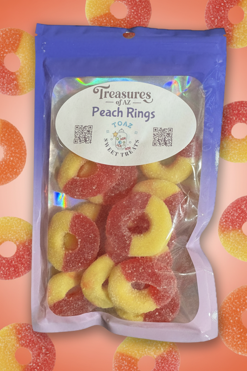 Gummi Peach Rings