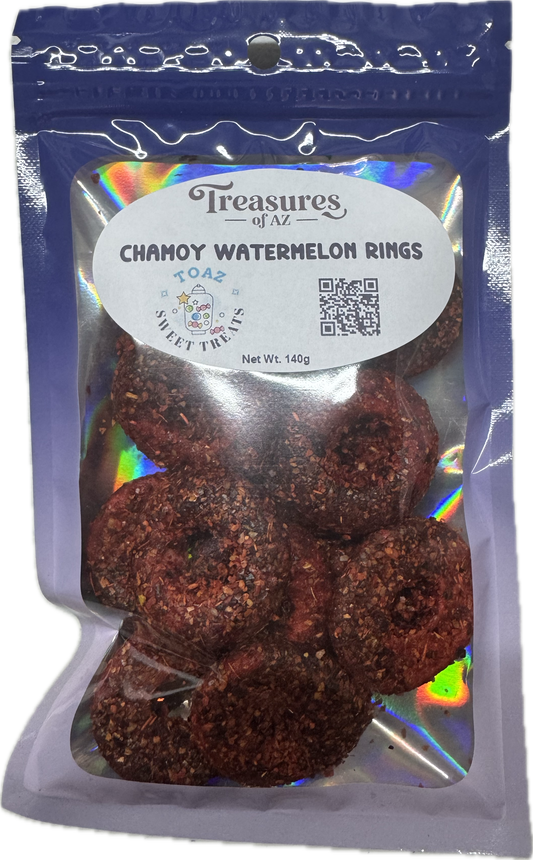 Chamoy Watermelon Rings