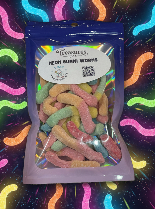 Neon Gummi Worms