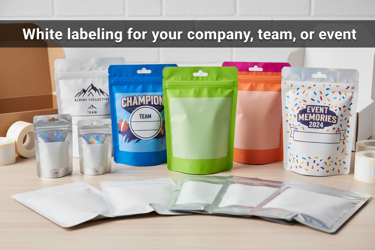 White labeling for companies, teams, and events